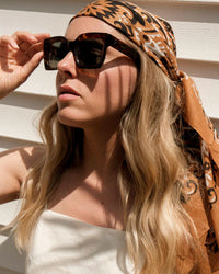 Classic Cotton Bandana in Camel - Bliss Boutiques