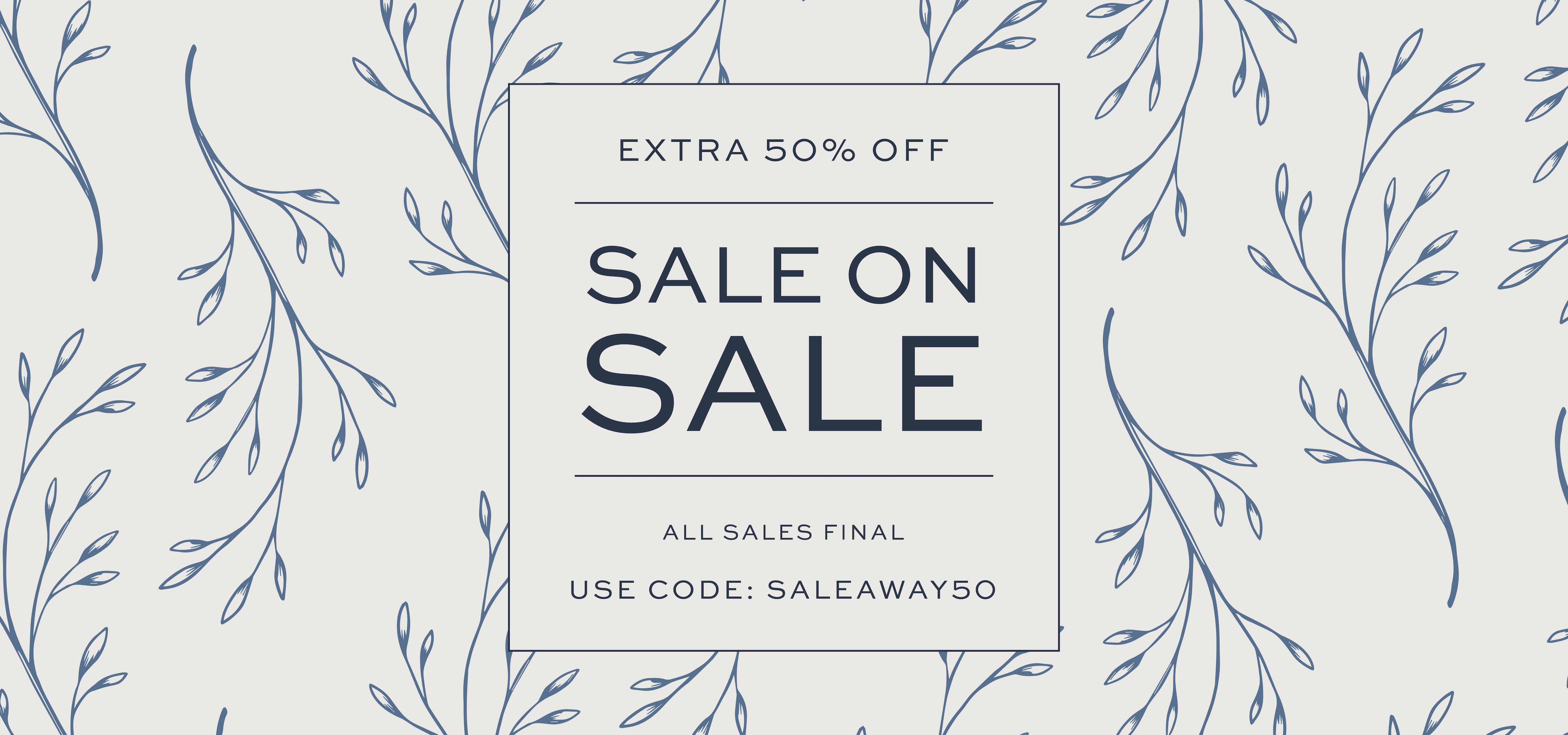 50% off Bliss' sale collection with code SALEAWAY50 now through April 29. All sales final.