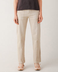 Long Carpenter Pants in Oatmeal - Bliss Boutiques