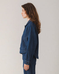 Juxtapose Jacket in True Blue - Bliss Boutiques