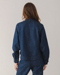 Juxtapose Jacket in True Blue - Bliss Boutiques