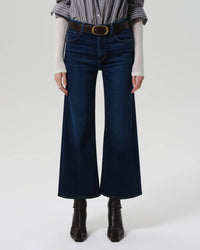 Citizens of Humanity Denim Lyra Wide Leg Crop in Dakota