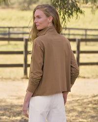 Patrick - Popover Henley in Chai