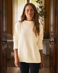 Monterey Sweater in Cream - Bliss Boutiques