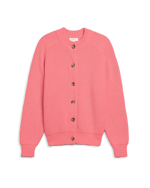 Demylee Audrey Cotton Cardigan in Begonia - Bliss Boutiques