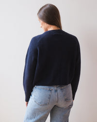 Chelsea L/S Cardigan in Ink