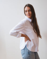 Hadley Heavy Weight Shirt in White