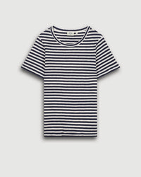 Hartford Teofila Striped Tee in Ecru & Navy