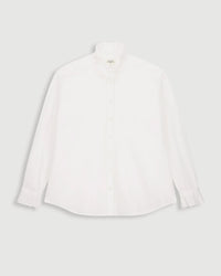 Hartford Chana Ruffle Collar Blouse in White
