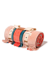 Business & Pleasure Co Beach Blanket - Bistro Dusty Pink Stripe
