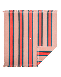 Business & Pleasure Co Beach Blanket - Bistro Dusty Pink Stripe