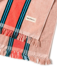Business & Pleasure Co Beach Blanket - Bistro Dusty Pink Stripe