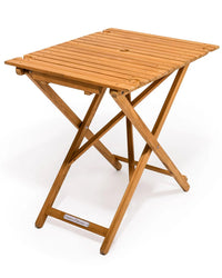 Business & Pleasure Co Tall Folding Table - Teakwood