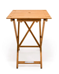 Business & Pleasure Co Tall Folding Table - Teakwood