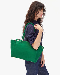 Beatrice - Smooth Nubuck in Deep Emerald - Bliss Boutiques