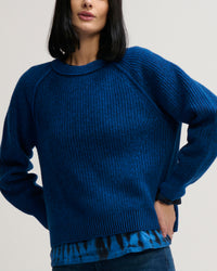 Brittany Pullover in Royal Navy