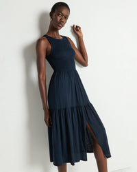 Clementine Midi Dress in Night Sky