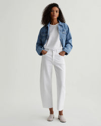 AG Jeans Hattie Crop in Gallery White