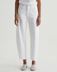 AG Jeans Hattie Crop in Gallery White