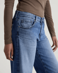 AG Jeans Denim Adria Low Rise Wide Leg in Headline