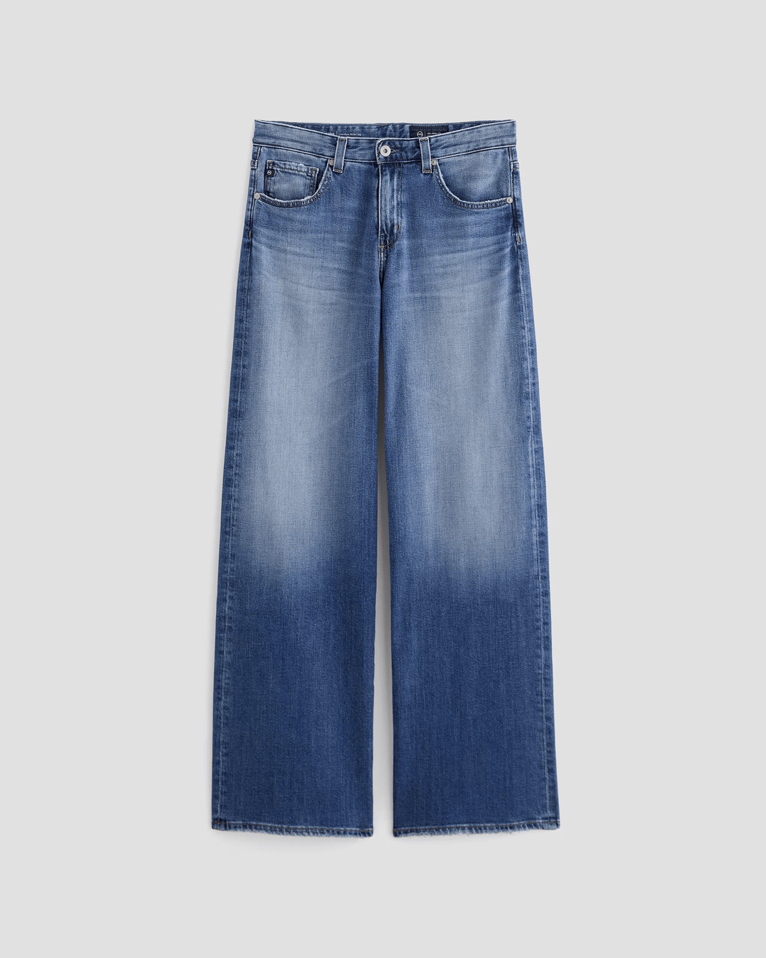 AG Jeans Denim Adria Low Rise Wide Leg in Headline