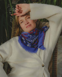 Bastille Day Wool & Cashmere Bandana