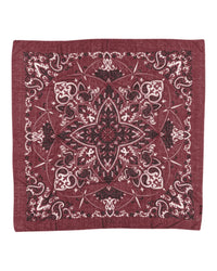 Maison Lecomte Flament Classic Cotton Bandana in Bordeaux