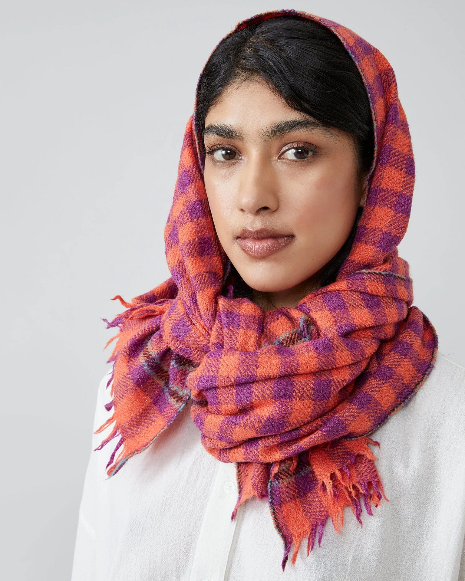 Moismont Paolo Wool Scarf No 703 in Poppy