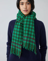 Moismont Accessories Oxford Green Paolo Wool Scarf No 703 in Oxford Green