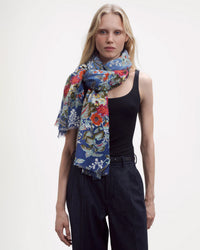 Fleur 2 Scarf in Jeans