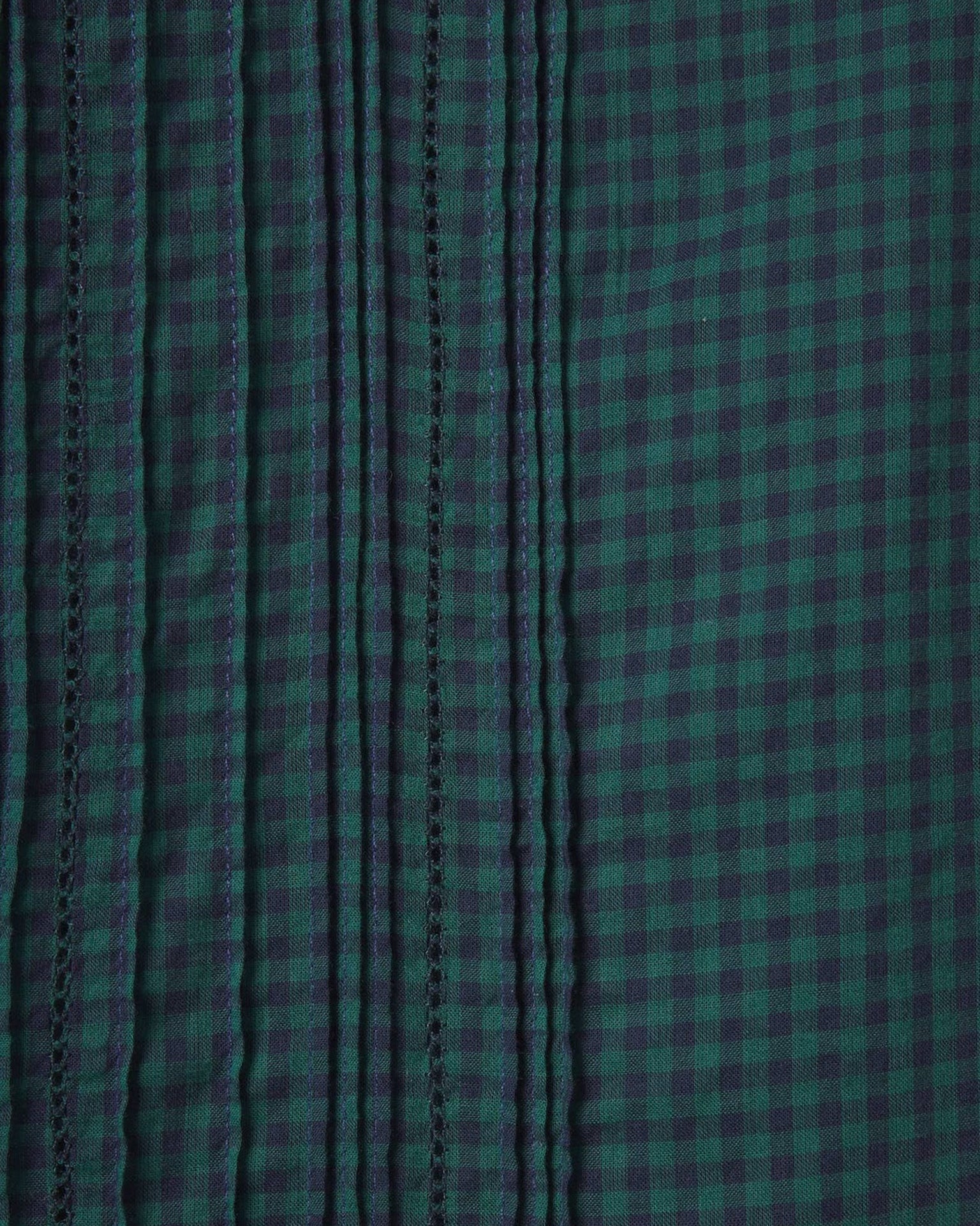 Trovata Birds of Paradis Blair Dress in Sea Pine Check