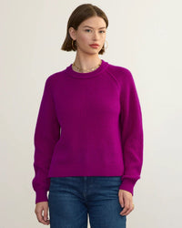Margaret O'Leary Clothing Brittany Pullover in Magenta