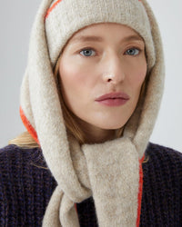 Moismont Accessories Paper Elly Alpaca Scarf No 218 in Paper