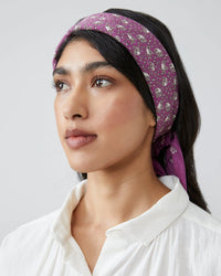 Moismont Accessories Azalea Milan Cotton Square Scarf No 675 in Azalea