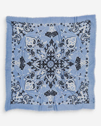 Classic Wool & Cashmere Bandana in Riviera