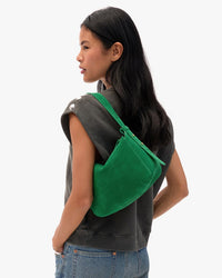 Fleurine - Smooth Nubuck in Deep Emerald - Bliss Boutiques