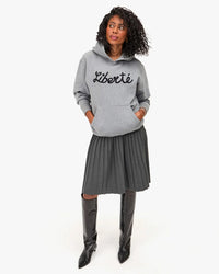 Liberte Hoodie in Grey Melange - Bliss Boutiques