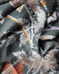 Épice Accessories Moss Botanica Wool Silk & Cashmere Scarf in Moss