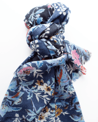 Épice Accessories o/s / Indigo Fleur 2 Scarf in Indigo