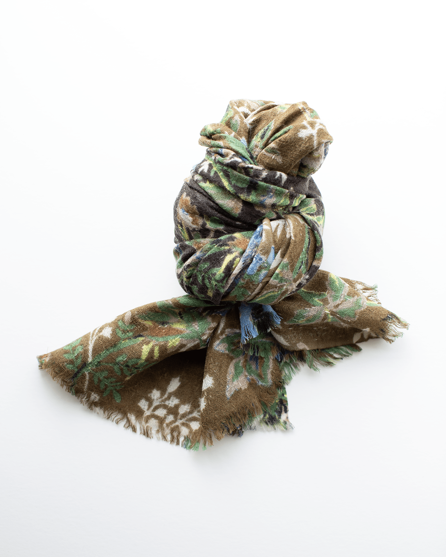 Épice Accessories Black Olive Fleur 2 Scarf in Black Olive