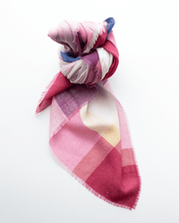 Épice Accessories Rosso Iconic Check 7 Bandana in Rosso