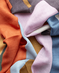 Épice Accessories Pompei Pop Stripe Wool Silk & Cashmere Bandana in Pompei