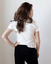 Eli V Neck Top in Bisque - Bliss Boutiques
