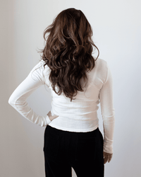 Mauri L/S Crew Neck Top in Ecru - Bliss Boutiques