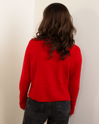 Cropped Boxy Crew W/ Slits in Blazer - Bliss Boutiques