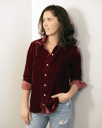 Long Sleeve Classic Shirt in Autumn Rose - Bliss Boutiques