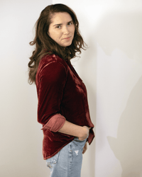 Long Sleeve Classic Shirt in Autumn Rose - Bliss Boutiques