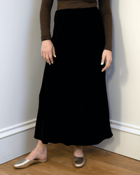Felicity Long Skirt in Black - Bliss Boutiques