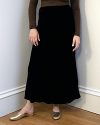 Velvet by Graham & Spencer Felicity Long Skirt in Black