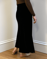 Velvet by Graham & Spencer Felicity Long Skirt in Black